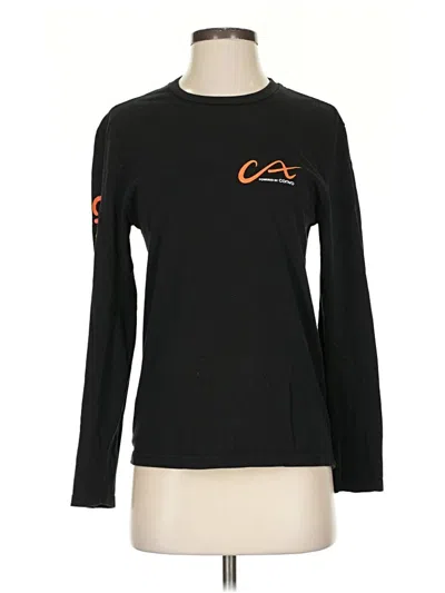 Pre-owned District Long Sleeve T-shirt In Black
