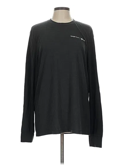 Pre-owned District Long Sleeve T-shirt In Black