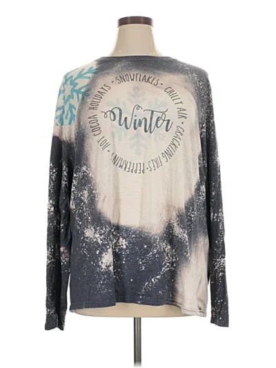 Pre-owned District Long Sleeve T-shirt In Gray