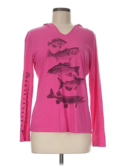 Pre-owned District Long Sleeve T-shirt In Pink