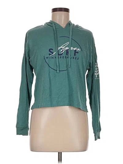 Pre-owned District Long Sleeve T-shirt In Teal