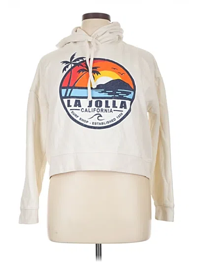 Pre-owned District Pullover Hoodie In Ivory