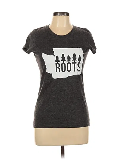 Pre-owned District Short Sleeve T-shirt In Gray