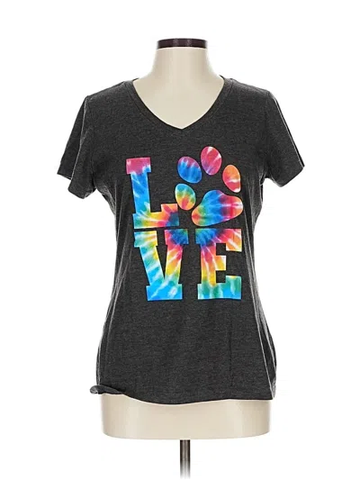 Pre-owned District Short Sleeve T-shirt In Gray