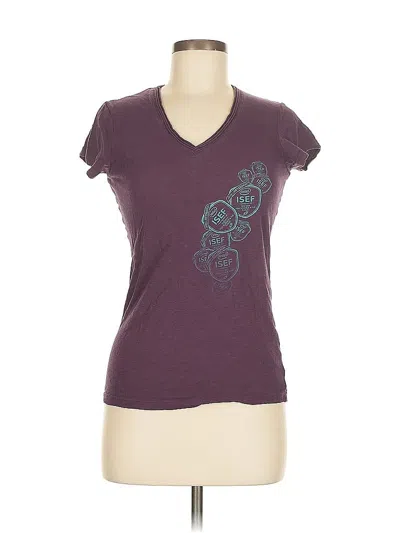 Pre-owned District Short Sleeve T-shirt In Purple