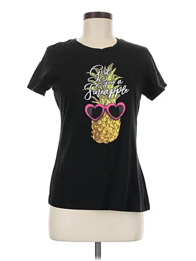 Pre-owned District Short Sleeve T-shirt In Black