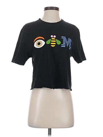 Pre-owned District Short Sleeve T-shirt In Black