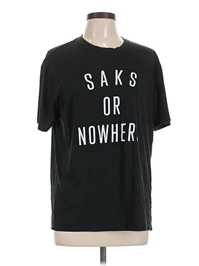 Pre-owned District Short Sleeve T-shirt In Black