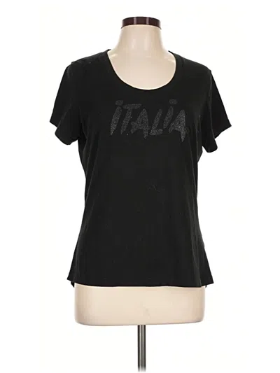 Pre-owned District Short Sleeve T-shirt In Black