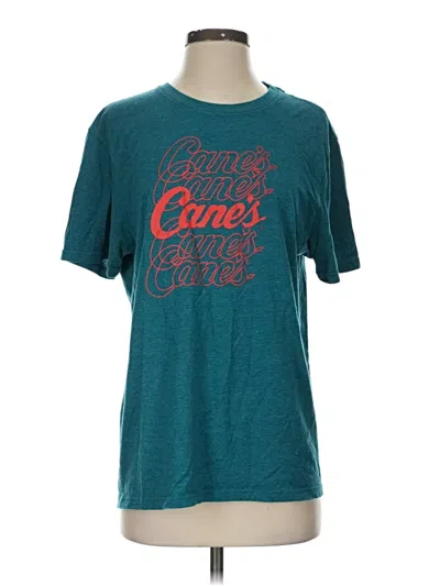 Pre-owned District Short Sleeve T-shirt In Blue