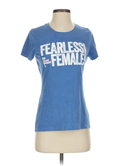 Pre-owned District Short Sleeve T-shirt In Blue