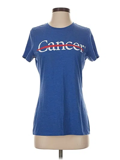 Pre-owned District Short Sleeve T-shirt In Blue