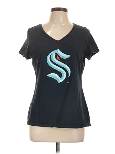 Pre-owned District Short Sleeve T-shirt In Blue