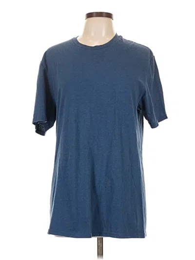 Pre-owned District Short Sleeve T-shirt In Blue