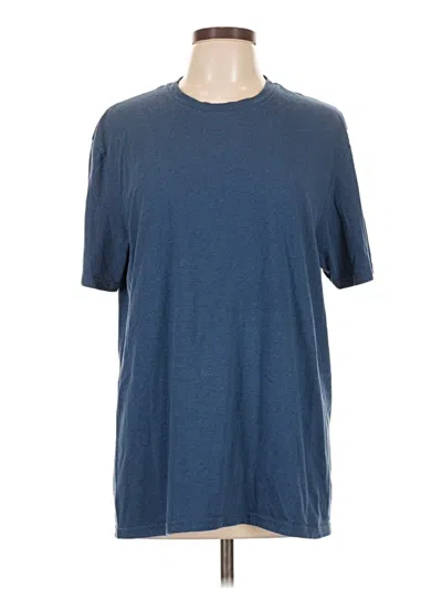 Pre-owned District Short Sleeve T-shirt In Blue