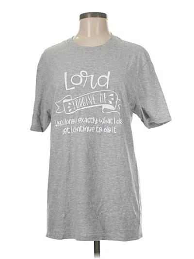 Pre-owned District Short Sleeve T-shirt In Gray