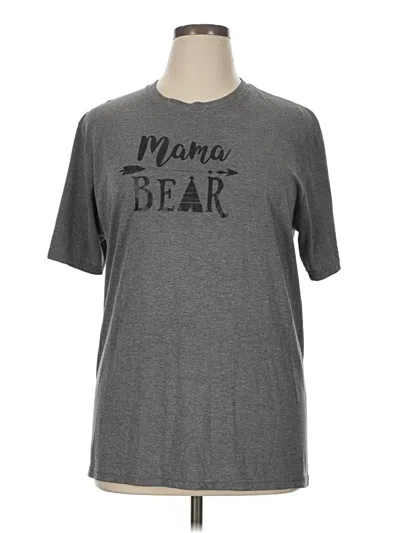 Pre-owned District Short Sleeve T-shirt In Gray