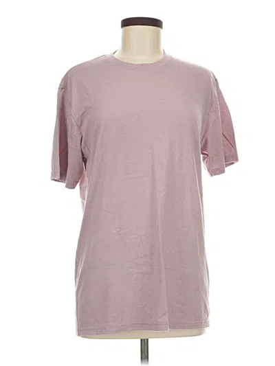 Pre-owned District Short Sleeve T-shirt In Pink