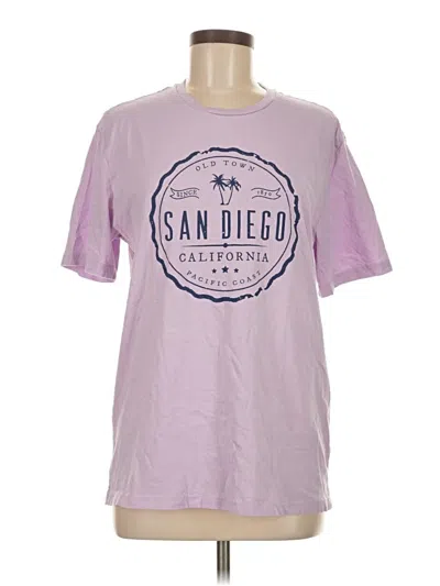 Pre-owned District Short Sleeve T-shirt In Purple