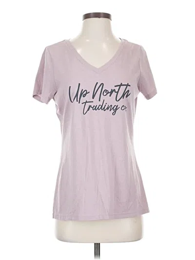 Pre-owned District Short Sleeve T-shirt In Purple