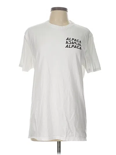 Pre-owned District Short Sleeve T-shirt In White