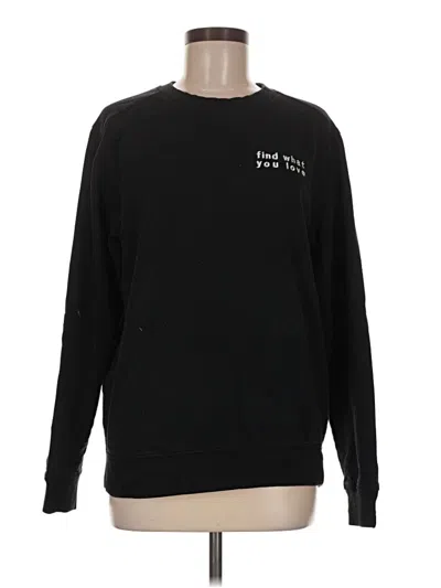 Pre-owned District Sweatshirt In Black