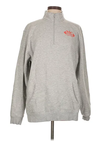 Pre-owned District Sweatshirt In Gray
