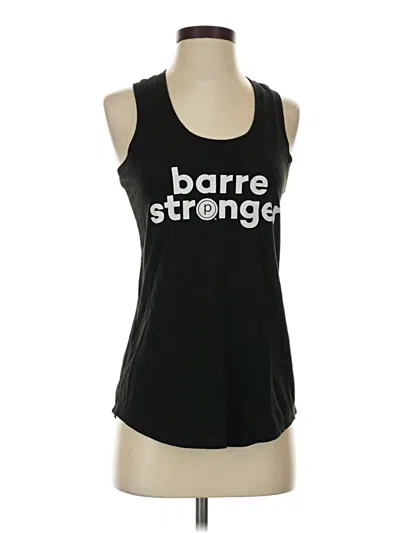 Pre-owned District Tank Top Black Strapless Neckline Tops