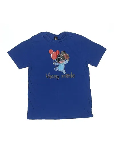 Pre-owned District Threads Kids' Short Sleeve T-shirt In Blue