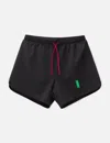 District Vision Layered Trail Shorts In Black