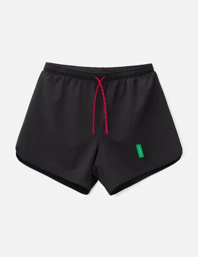 District Vision Layered Trail Shorts In Black