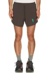 District Vision 5 Training Shorts In Brown