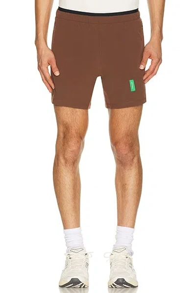 District Vision 7 Training Shorts In Brown