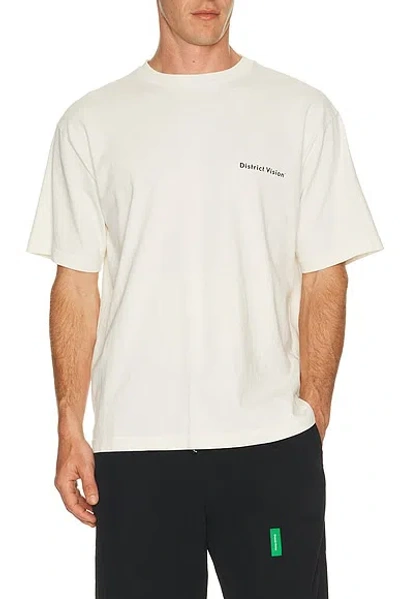 District Vision Arrow Eye Tee In White