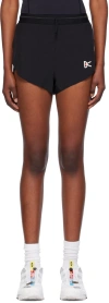 District Vision Black 3in Split Sport Shorts In Black