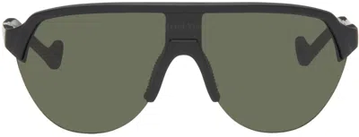 District Vision Black 'nagata' Speed Blade Sunglasses In Black/d+ G15