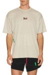 District Vision Boxy Training Tee In Neutral