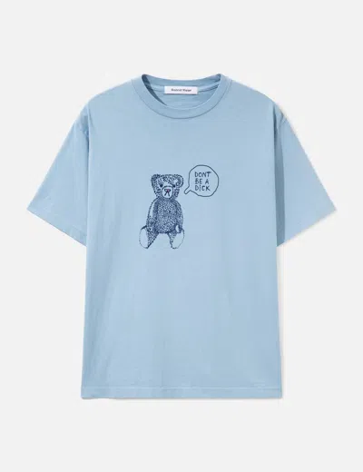 District Vision California Cotton Tee In Blue/蓝色/藍色/블루/ブルー