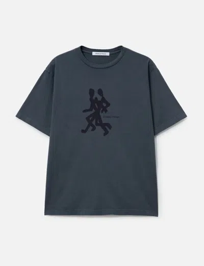 District Vision California Cotton Tee In Gray