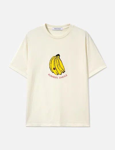 District Vision California Cotton Tee In White/白色/화이트/ホワイト