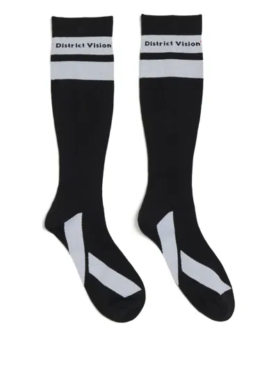District Vision Cordura Compression Socks In Black