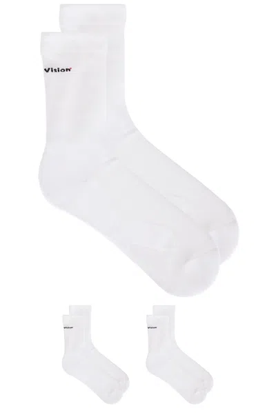 District Vision Cordura Socks In White
