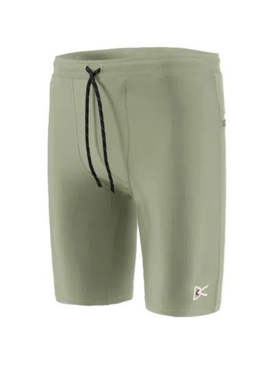 District Vision Elite Fuel Drawstring-waist Shorts In Green