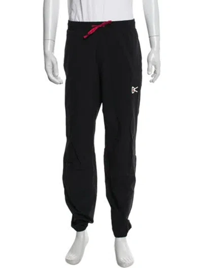 Pre-owned District Vision Graphic Print Joggers In Black