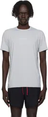 District Vision Gray Ultralight Aloe Short Sleeve T-shirt In White