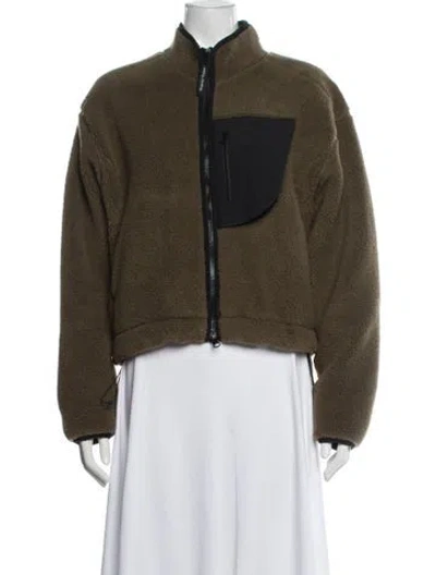 Pre-owned District Vision Jacket In Green