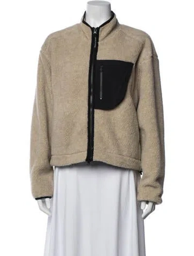 Pre-owned District Vision Jacket In Neutrals