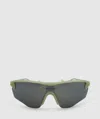District Vision Junya Racer Glasses In Pistachio/d+ Silver Flash Mirror