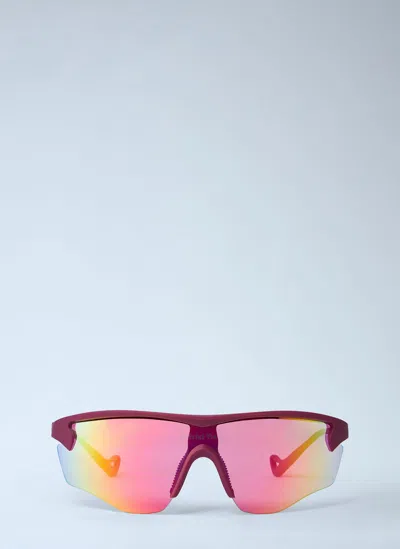 District Vision Junya Racer Sunglasses In Pink