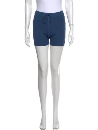 Pre-owned District Vision Knee-length Shorts In Blue